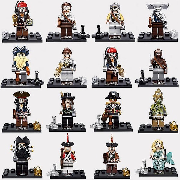 Pirates Of The Caribbean Byggeklodser Black Pearl Byggeklodser Minifigur Børn Pædagogisk Samlelegetøj A
