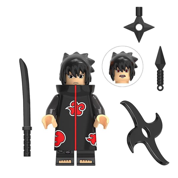 6 stk. Ninja Mini Figurer Sett Leker Actionfigur Anime Helter Mini Figur Bursdagsgaver Til Barn Gutter Jenter