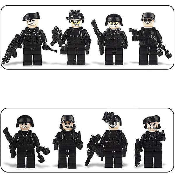 Assembled Building Blocks, Military Special Forces-soldiers Figures