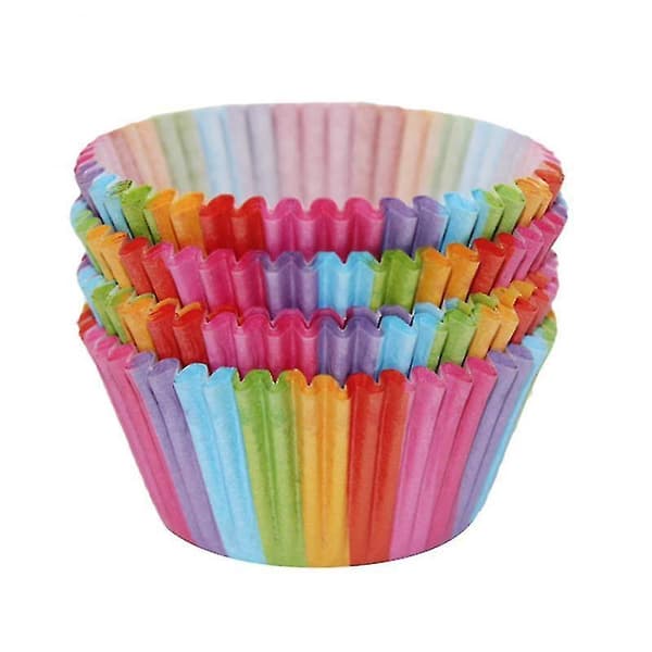 100pc/lot Paper Cake Mold Round Shaped Muffin Cupcake Baking Molds Kitchen Cooking Bakeware Maker Diy Cake Decorating Tools
