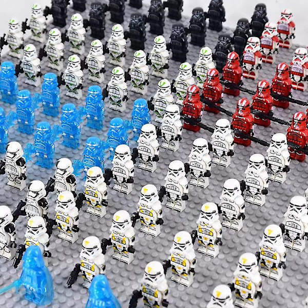 20pcs Star Wars Wooden Block Clone Trooper Figures 20pcs/set  +base Plate XP-1656