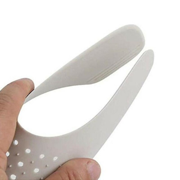 Sneakers Sko Beskyttelse Anti Brett Trener Beskytter Reduserer White S