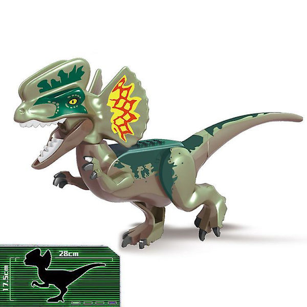 36 Style Stor Jurassic Dinosaur World Spinosaurus Ankylosaurus Dino Byggeklods Moc Model Diy Klodser Pædagogisk Legetøj Gave L16