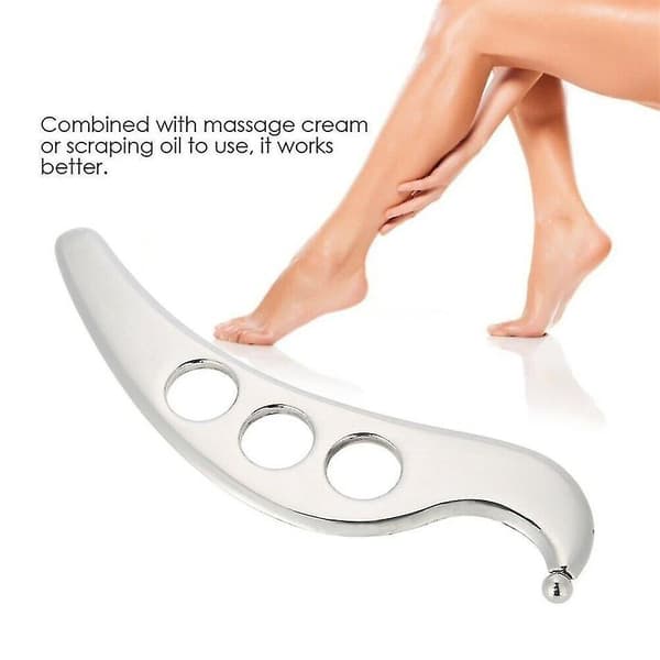 Gua Sha-værktøj i rustfrit stål, manuel skrabemassage, fysioterapi