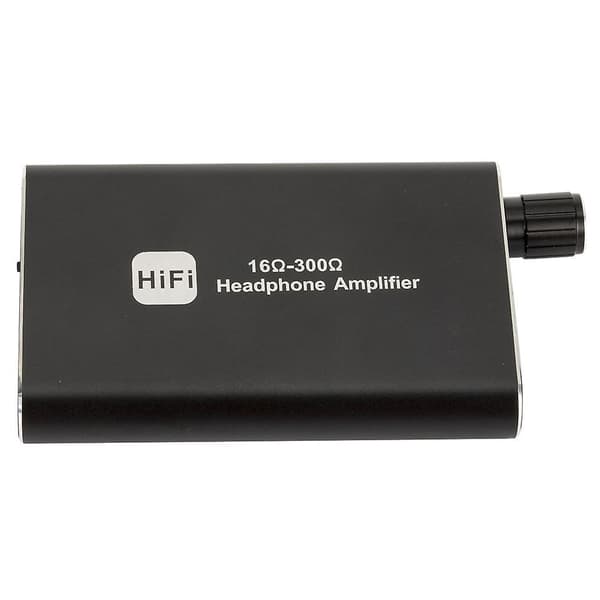Hifi Headphone Amplifier Headphone Amp 3.5mm Stereo Audio Out With Switch Powered Dual-output With 2-level Boost