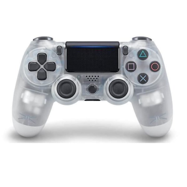 Wireless Game Controller Compatible With Ps4/ Slim/pro Console Transparent White