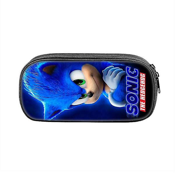 Sonic The Hedgehog 3D Print Penalhus Pen Taske Pose Studenter Papirvarer Organizer A