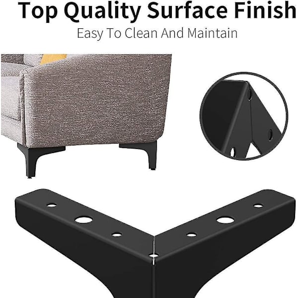 Metal Cabinet Legs Can Load 800 Kg Triangular Table Legs 4 Diy Cabinet Legs