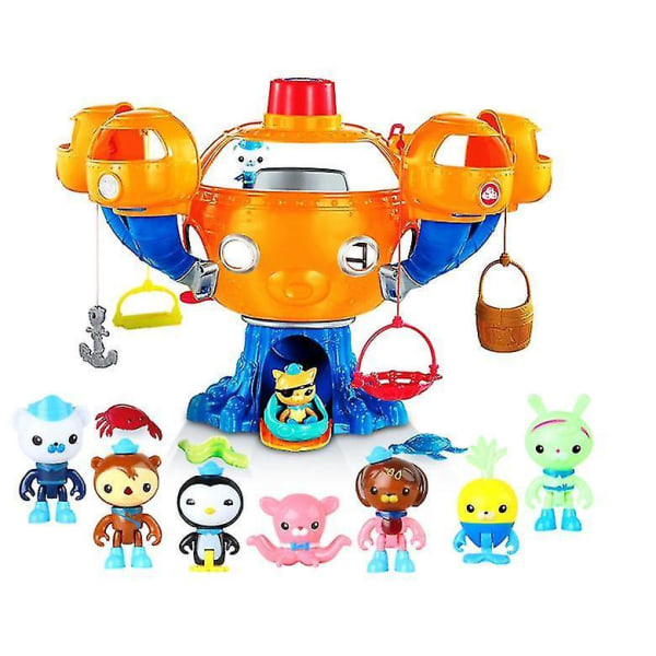 Octopus Castle Legetøj Barnacles Kwazii Peso Shellington Dashi Actionfigurer Actionfigurer