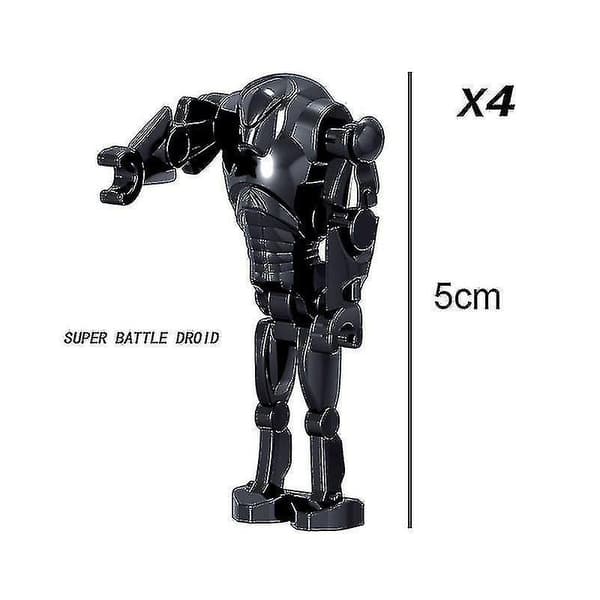 24 Kamprobot Børne Puslespil Samlet Byggeklods Minifigur Legetøj