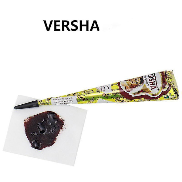 Luonnollinen käyttövalmis henna tahna hiusväri hiuskartio punaruskea