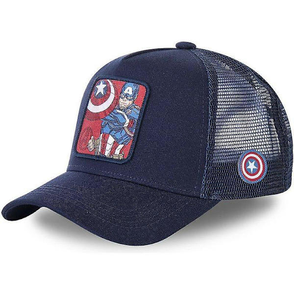 Mikki Snapback puuvillainen baseball-lippis & Dad Mesh / Trucker-hattu SUPER NAVY BLUE
