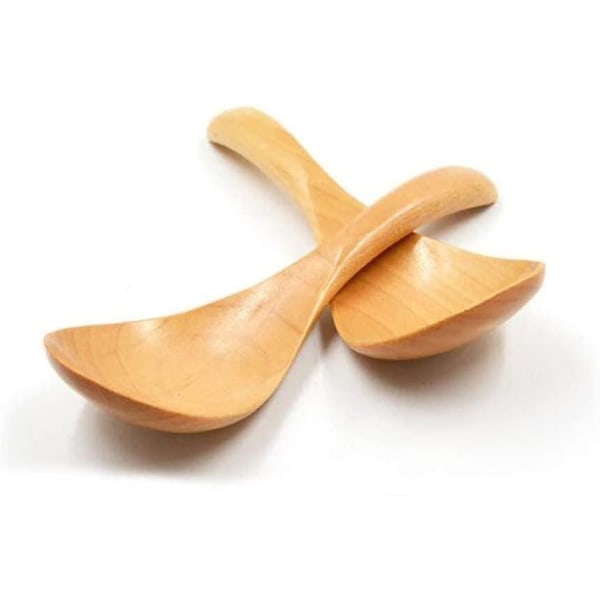 Set Of 2 Lotus Wooden Spoons - Rice Spoons - Special Kitchens - For Ho