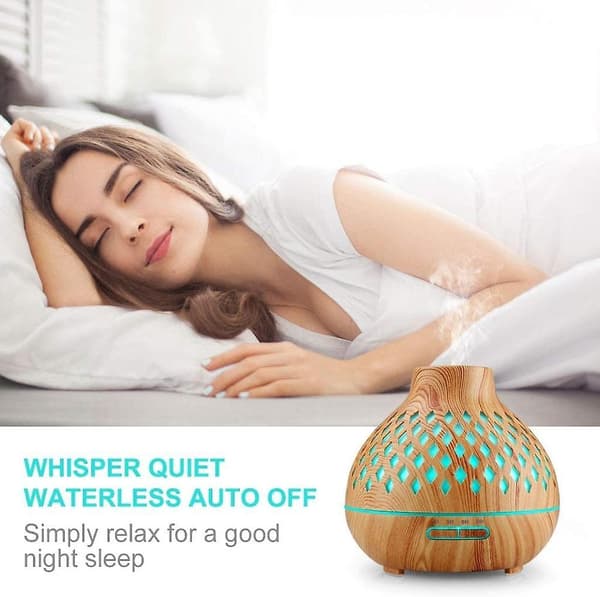 Aroma Diffuser, 400ml Humidifier, Ultrasonic Power And 7-color Led