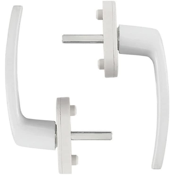 Window Handles 2 Piece Aluminum Alloy Window Handle Solid Aluminum Handle