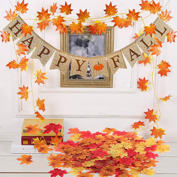 Efterår Græskar Sækkelærred Banner Efterår Sækkelærred Banner Buffalo Plaid Græskar Krans Thanksgiving Høst