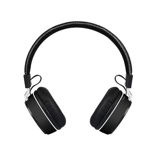 Langattomat Bluetooth-kuulokkeet Over Ear -stereokuulokemikrofoni BLACK