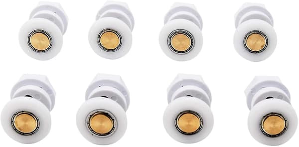 Shower Door Sliding Casters, Durable, Waterproof And Rust-proof (pack Of 4)
