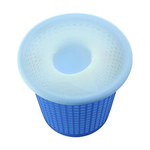 20 Styk Pool Skimmer Sokker, Holdbare Elastiske Nylon- og Kludfiltre til Swimmingpool, Hvid