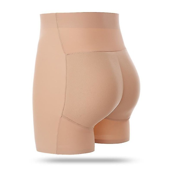 Dametruser med polstring for å løfte baken, formet for å gi en større rumpe High-waist 555beige XL