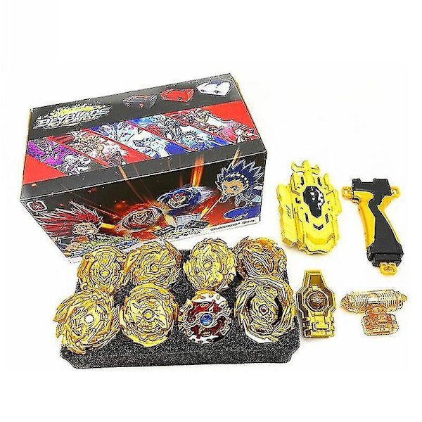 8 stk Beyblade Sæt med Launcher Børneboks Gave