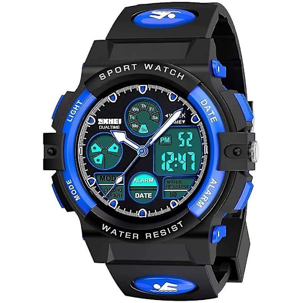 Analog digital watch child deals