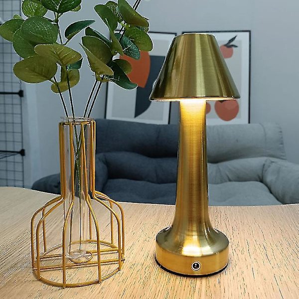 Adjustable Color Changing Led Night Light Creative Gift Bar Table Ambience Light Retro Personality Trapezoidal -Silver