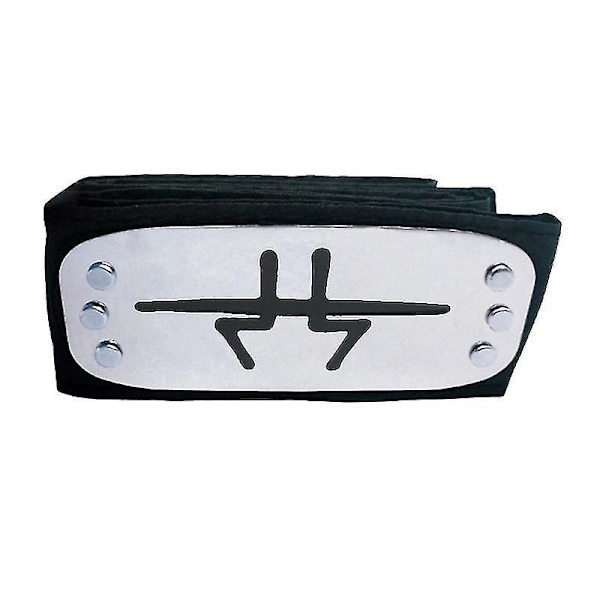 Naruto Headband With Cosplay Logo, Gold-plated Ninja Headdress E