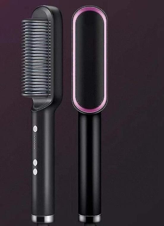 Hair Straightener Comb Matte Black