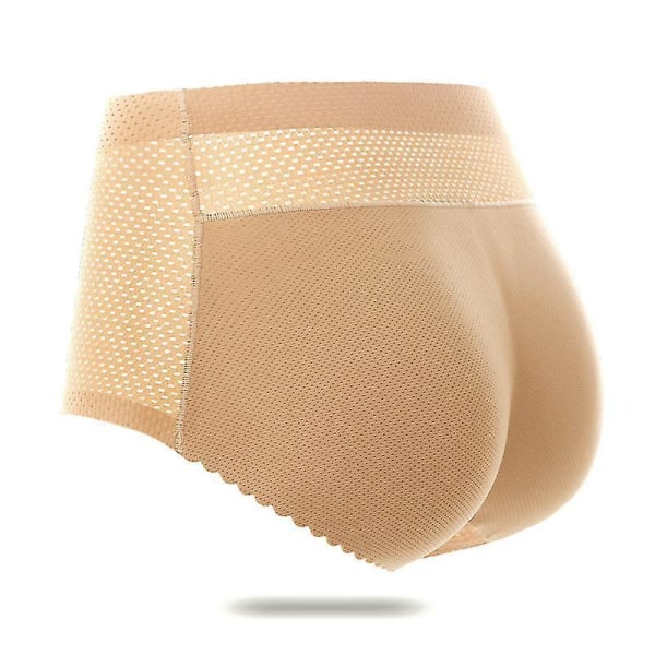 Dametruser med polstring for å løfte baken, formet for å gi en større rumpe Mid-waist 126beige S