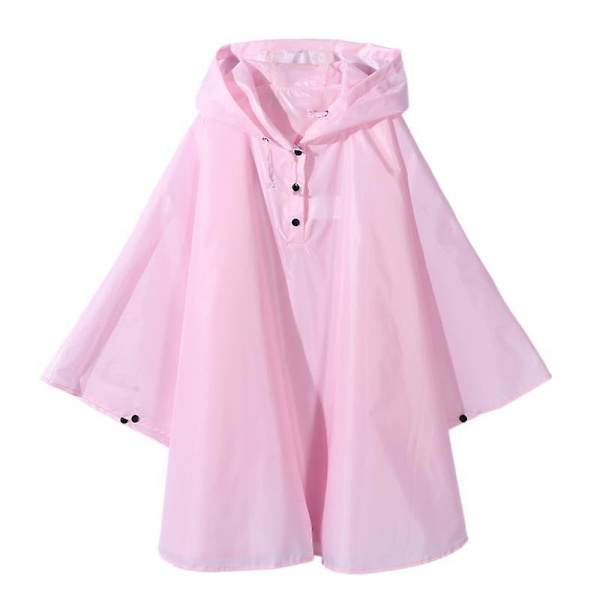 Letvægts Regnponcho Jakke til Børn Vandtæt Overtøj Regnfrakke style 4 XL