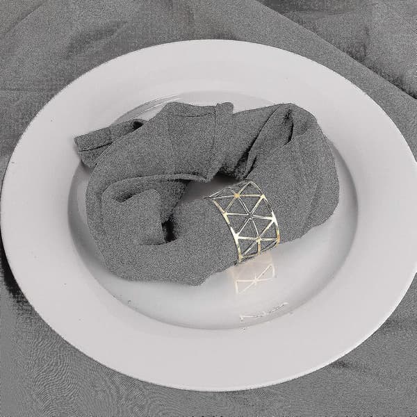 Napkin Rings,12pcs Gold Napkin Rings, Napkin Ring Holders For Dining