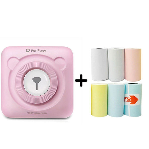 Mini Portable- Thermal Printer Paper Red