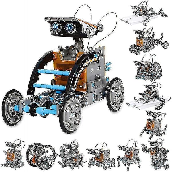 Stem 12-i-1 Utdannings Solar Robot Leker - 190 Deler