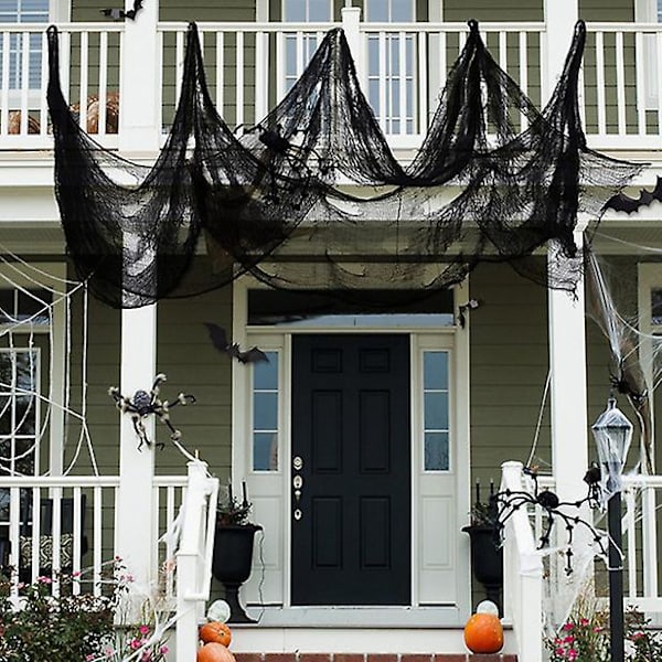 Halloween Horror Sort Vindueskarm Gaze 80x240cm