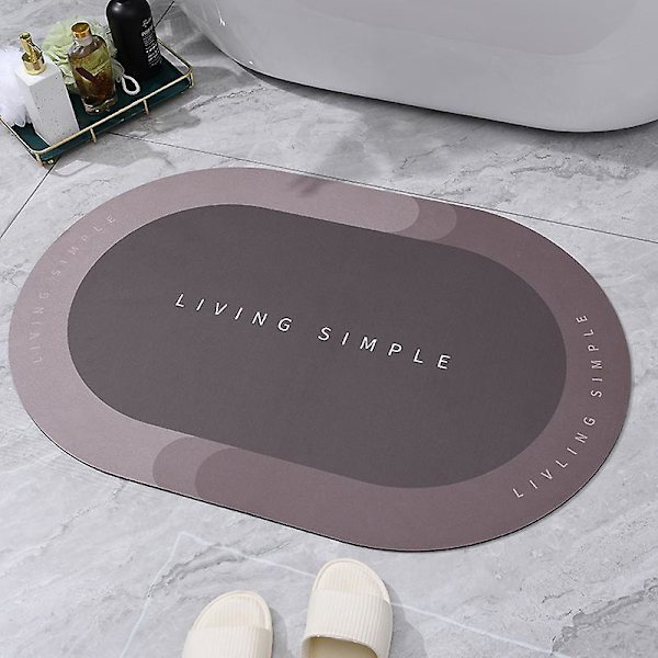 Erittäin Imukykyinen Kylpymatto Nopeasti Kuivuva Kylpyhuoneen Matto Liukumaton Eteisen Ovimatto Nappa Nahka Lattiamatot WC-Matto Kodin Sisustus 01 Red 60x90cm
