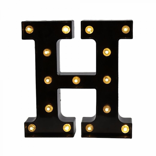 Led  Letter Lights New Design Light Up Black Letters For Events Wedding Party Birthday Home Bar Diy Decoration B091-361 H