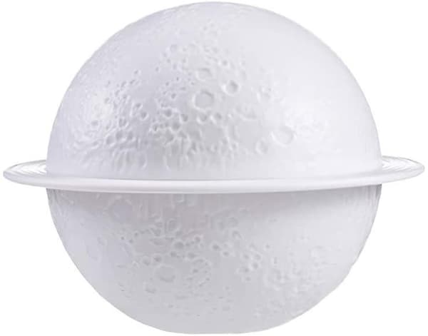 2 In 1 Moon Lamp & Humidifiers 3d Led Night Light Oils Diffuser For Bedroom Kids Gift 200ml
