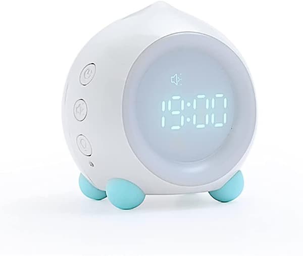Børnevækkeur, Vågn Op Lys, Digitalt Ur, Lur Timer, Snooze Funktion