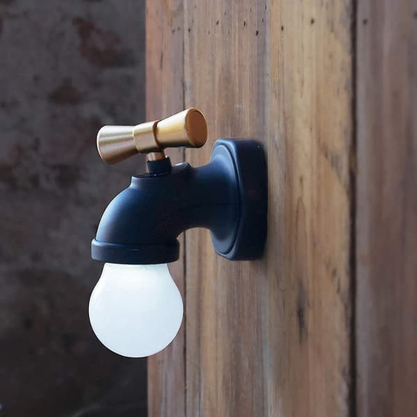 Haneformet natlampe, LED-belysning med USB-opladningsfunktion og stemmestyring til soveværelser