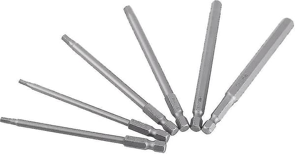 Set Of 6pcs Magnetic Screwdriver Bits Extension Screwdriver Hex Shank
