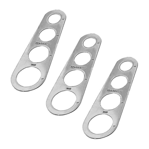 Spaghetti Measure Tool Pasta Portion Control Gadgets Professional Pasta Measuring Tool With 4 Serving Portion Stainless Steel 3pcs