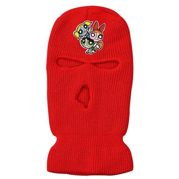 Neon Mask Winter Cover 10 Color Halloween Cap For Party Motorcycle Bicycle Ski Red-S