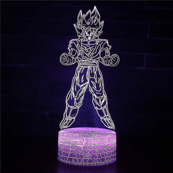 3D Illusion Lamp 7 Colors Optical Change Touch Light USB and Remote Control Art Deco Make A Romantic