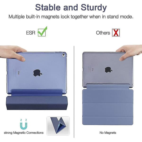 Kompatibelt 2018/2017 Ipad 9.7 5. / 6. generation - Slankt letvægts cover Navy blue
