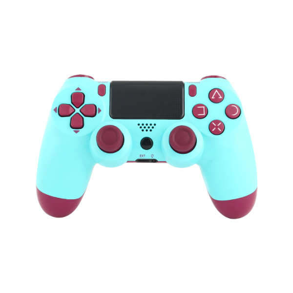 Wireless Game Controller Compatible With Ps4/ Slim/pro Console Berry Blue
