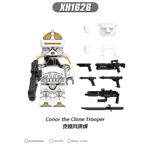 8cps Star Wars Minifigure Clone Assembled Building Block Toy Gift Birthday Gift