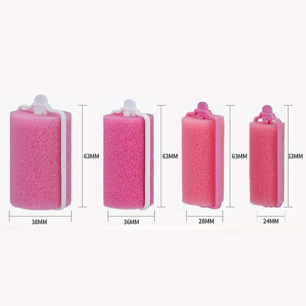 Sponge Hair Rollers Foam Styling Wave Curler 12/24 Pcs 12PCS