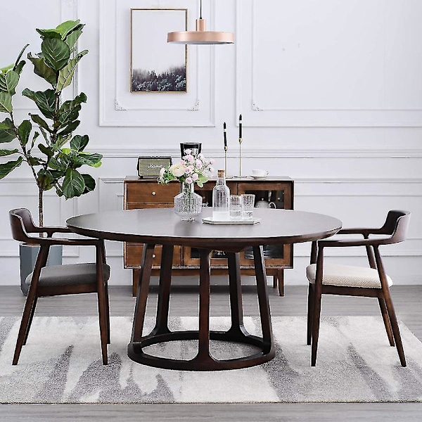 Set Of 6 Chair Seat Covers For Dining Room Kitchen Chairs Dark gray