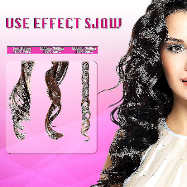 Wireless Automatic Curling Iron, Cordless Auto Curler Restriction With Builtin Rechargeable Ba